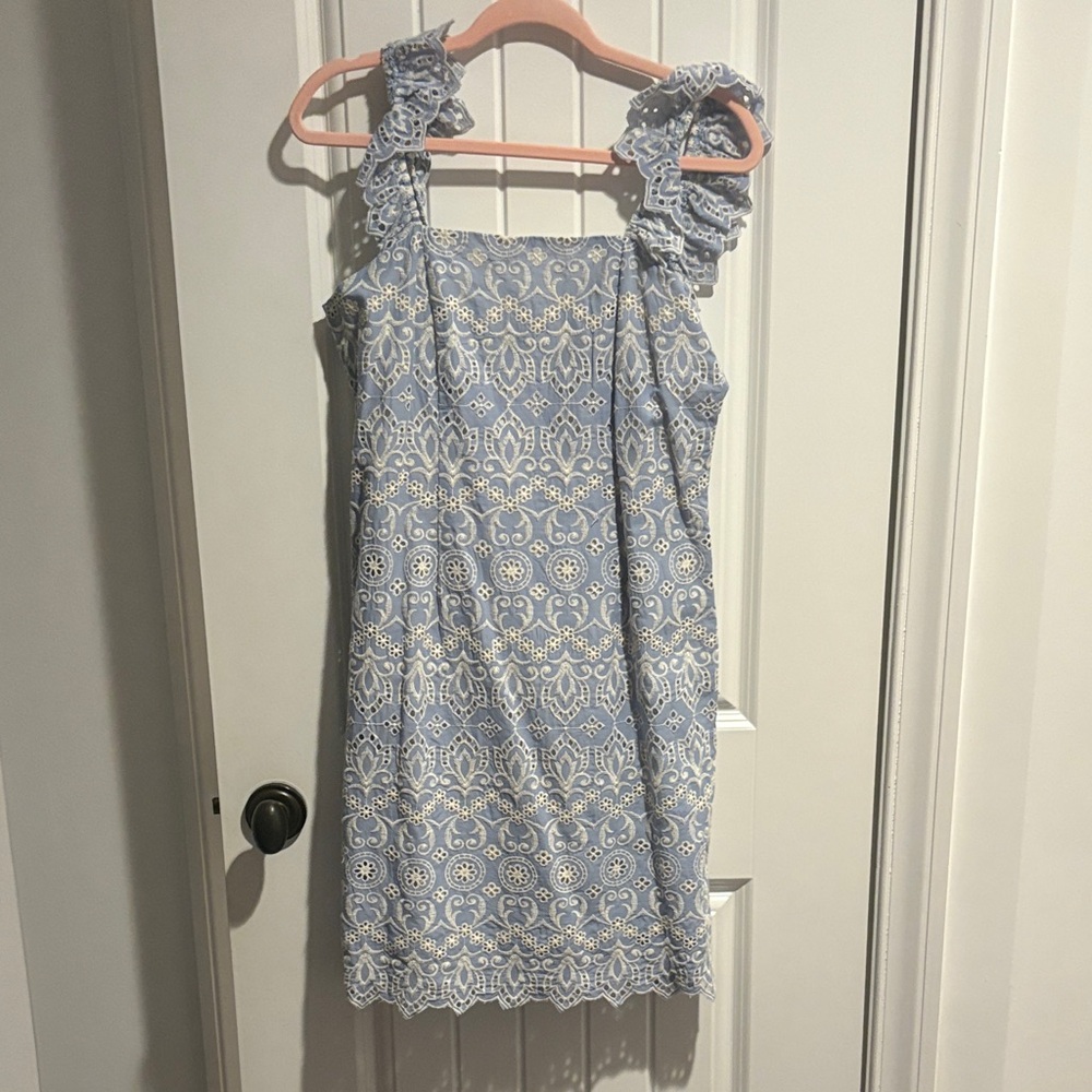 Jade Light Blue Lace Formal Dress